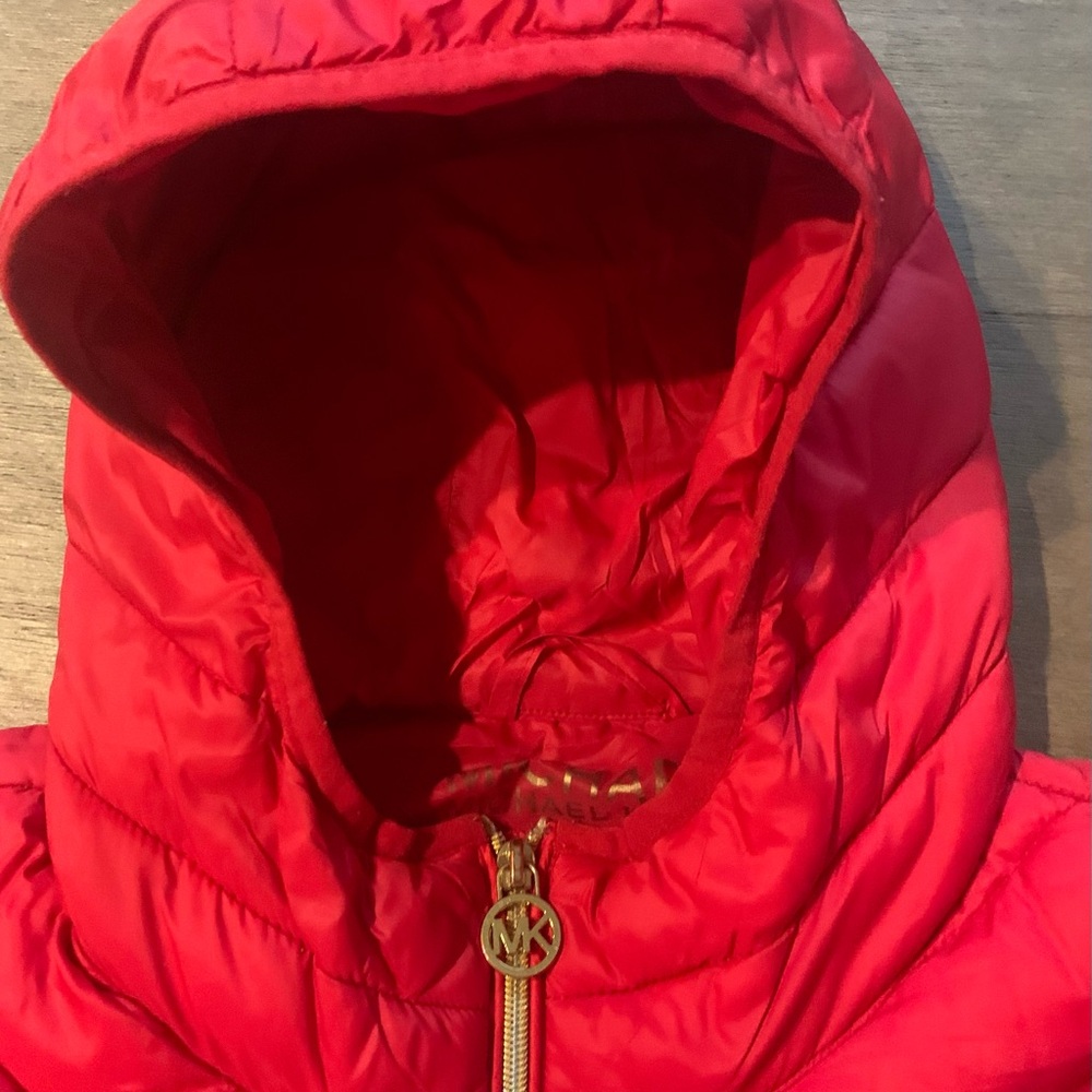 Michael Kors Red Packable Down Shell Puffer Jacket - image 4